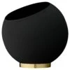 AYTM Globe Flower Pot Ø37 Cm, Black -Hay Store aytm globe flower pot black 4