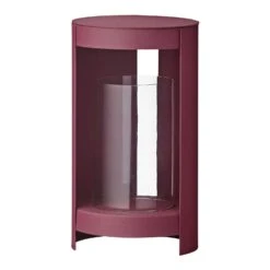AYTM Ora Lantern Ø15.5x28.2 Cm, Burgundy