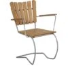 Brafab 56:An Chair, Galvanized/Teak 1 Brafab 56:An Chair, Galvanized/Teak -Hay Store brafab 56an chair galvanized teak 0