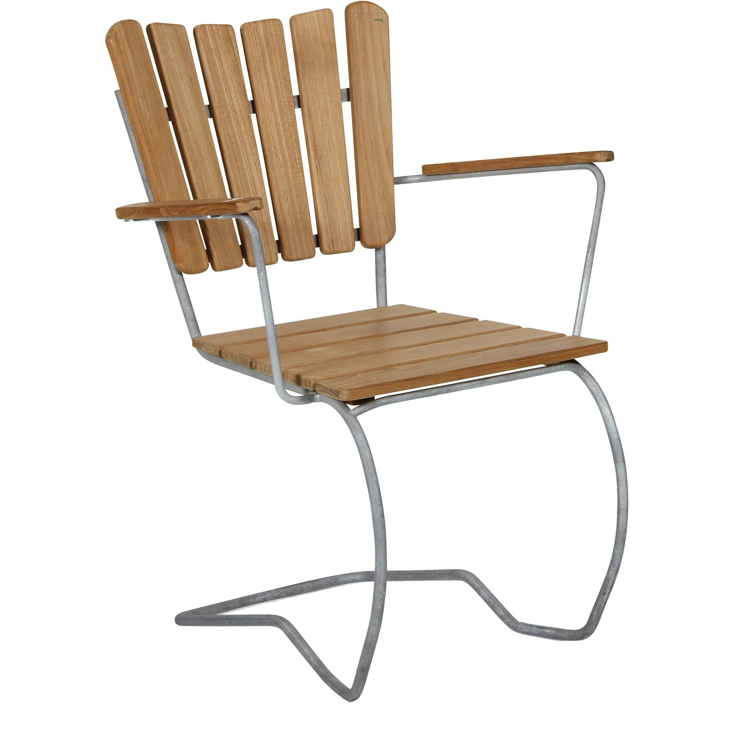 Brafab 56:An Chair, Galvanized/Teak 3 Brafab 56:An Chair, Galvanized/Teak