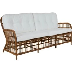 Brafab Anemon Sofa 3-Seater, Natural/White