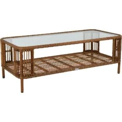Brafab Anemon Coffee Table 65x140x50 Cm, Natural
