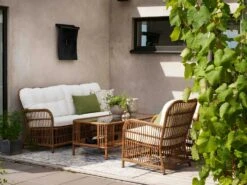 Brafab Anemon Coffee Table 65x140x50 Cm, Natural -Hay Store brafab anemon coffee table with glass 3