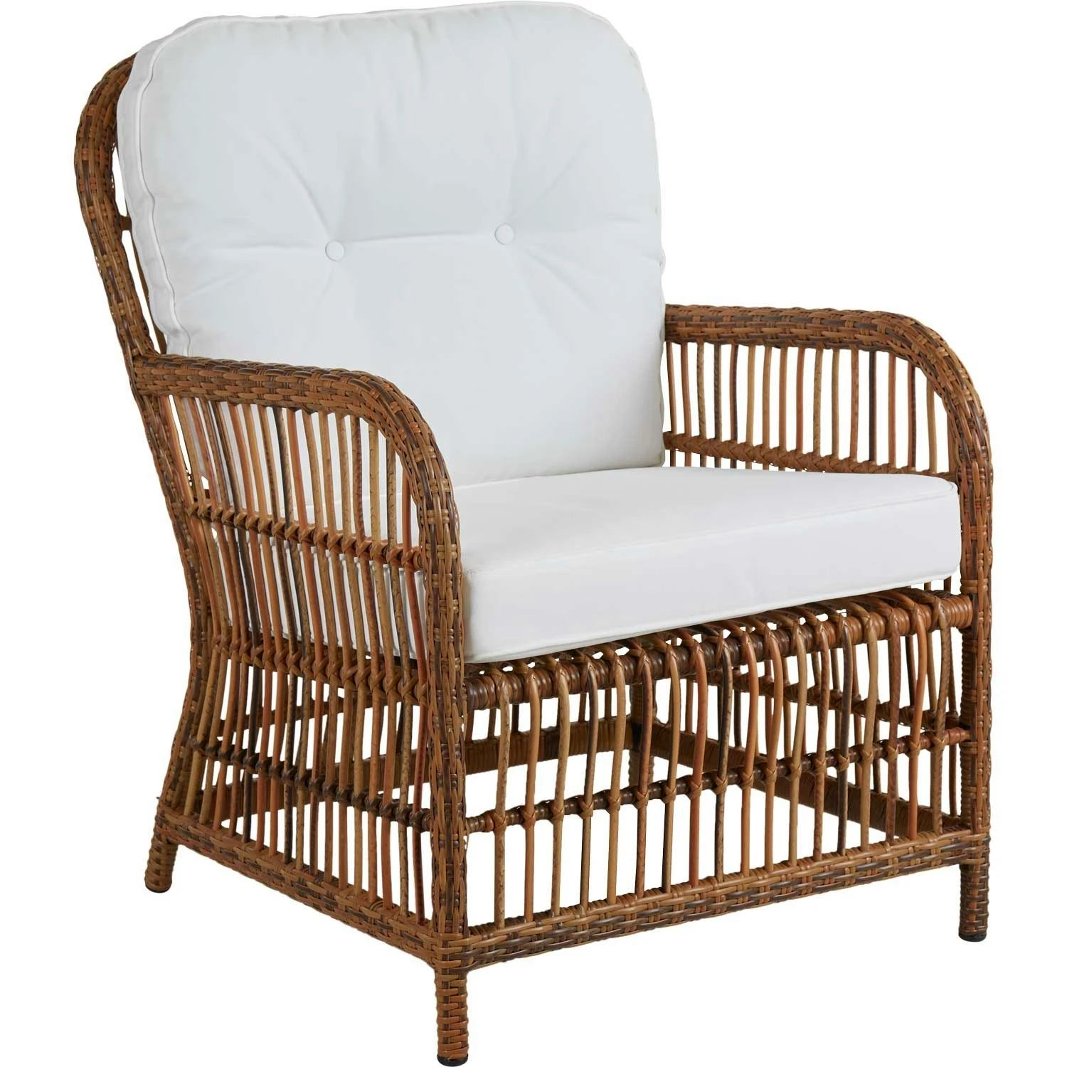 Brafab Anemon Lounge Chair, Natural/White 3 Brafab Anemon Lounge Chair, Natural/White