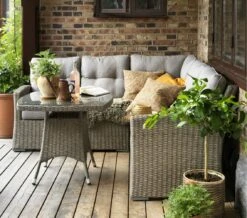 Brafab Ashfield Sofa Group With Table -Hay Store brafab ashfield table 80x80 h69 beige glas 2 1