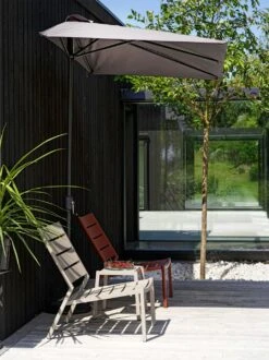 Brafab Cambre Parasol 250x130 Cm, Anthracite -Hay Store brafab cambre parasol 250x130 cm anthracite 2