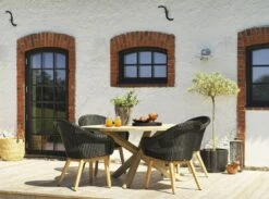 Brafab Eios Table Ø150, Teak -Hay Store brafab eios table 150 teak 3