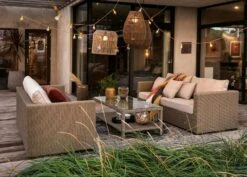 Brafab Funkia Sofa 3-Seater, Beige/Sand 9 Brafab Funkia Sofa 3-Seater, Beige/Sand -Hay Store brafab funkia 3 seater beige with cushion 2