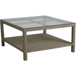 Brafab Funkia Coffee Table 90x90x50 Cm, Beige