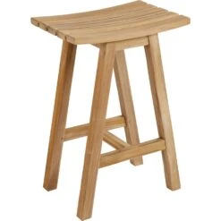 Brafab Keros Bar Stool Teak, 45x32 H65cm