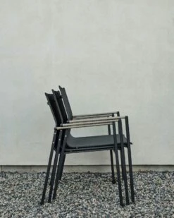 Brafab Lyra Dining Chair, Black/Grey -Hay Store brafab lyra armchair black grey 10