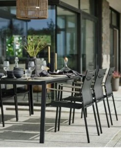 Brafab Lyra Dining Chair, Black/Grey -Hay Store brafab lyra armchair black grey 7