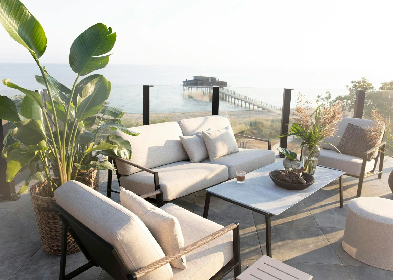 Brafab Lyra Sofa 2,5-Seater, Black/Sand 7 Brafab Lyra Sofa 2,5-Seater, Black/Sand - Image 5