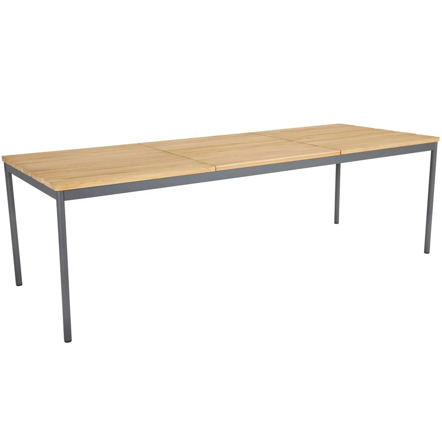 Brafab Nox Dining Table Aluminium/Teak 90x238 Cm, Anthracite 3 Brafab Nox Dining Table Aluminium/Teak 90x238 Cm, Anthracite