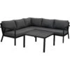 Brafab Rana Lounge Set Low 5 Seats, Black/Anthracite 2 Brafab Rana Lounge Set Low 5 Seats, Black/Anthracite -Hay Store brafab rana corner group low black 0