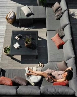 Brafab Stettler Modular Sofa Corner Piece, Black/Grey 10 Brafab Stettler Modular Sofa Corner Piece, Black/Grey -Hay Store brafab stettler corner matt black m dyn 2