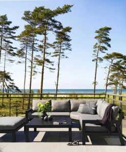 Brafab Stettler Modular Sofa Corner Piece, Black/Grey 13 Brafab Stettler Modular Sofa Corner Piece, Black/Grey -Hay Store brafab stettler corner matt black m dyn 5