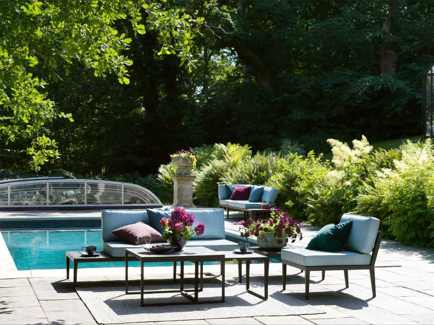 Brafab Talance Coffee Table 80x80cm H45, Black / Dark Grey 5 Brafab Talance Coffee Table 80x80cm H45, Black / Dark Grey - Image 3