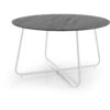 Brafab Taverny Coffee Table Ø85, White / Dark Grey -Hay Store brafab taverny coffee table 85 white dark grey 3