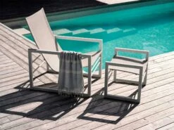 Brafab Vevi Armchair Aluminium , White -Hay Store brafab vevi armchair aluminium 7