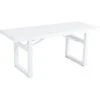 Brafab Vevi Bench 105 Cm Aluminium, White -Hay Store brafab vevi bench 105 cm aluminium 2
