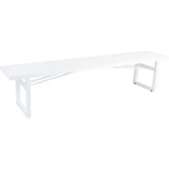 Brafab Vevi Bench 200 Cm Aluminium, White