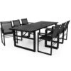 Brafab Vevi Dining Set, Aluminum / Black 1 Brafab Vevi Dining Set, Aluminum / Black -Hay Store brafab vevi dining set 3