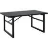 Brafab Vevi Dining Table 160x90 Cm Aluminium, Black -Hay Store brafab vevi dining table 160x90 cm aluminium 1