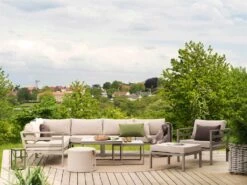 Brafab Weldon Corner Sofa 5-Seater, Khaki/Sand -Hay Store brafab weldon corner sofa 5 seater 2