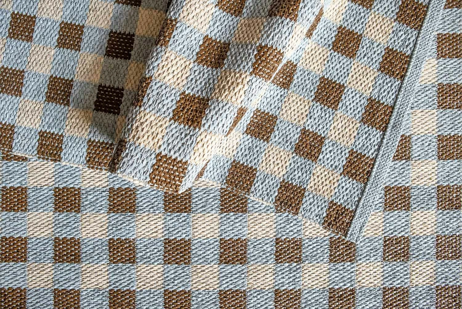 Poppy Rug Blue/Brown, 170x250 Cm 4 Poppy Rug Blue/Brown, 170x250 Cm - Image 2