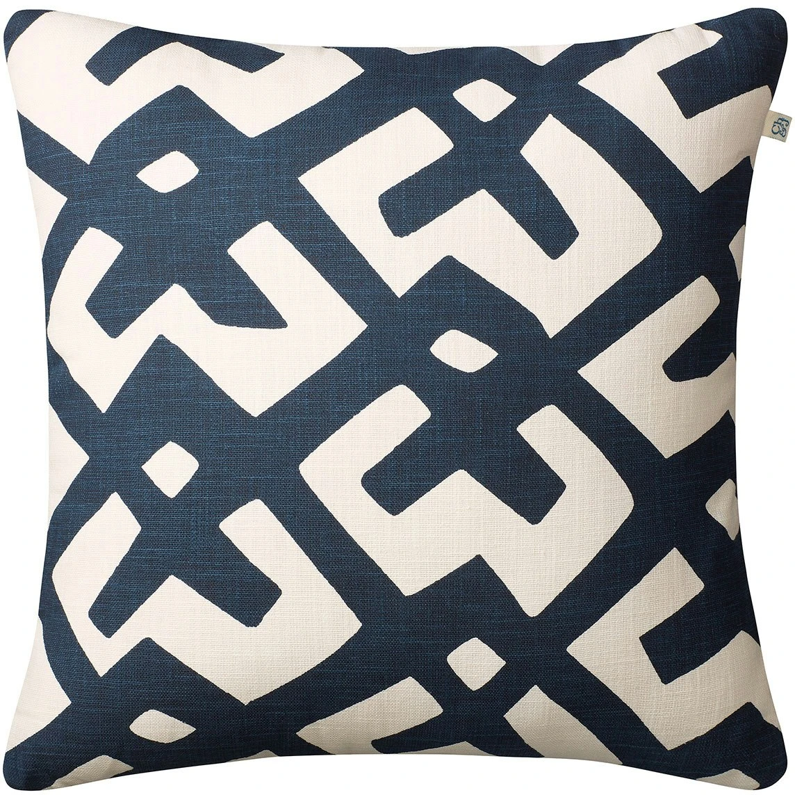 Dadra Cushion 50x50 Cm, Blue / Off White 3 Dadra Cushion 50x50 Cm, Blue / Off White