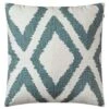 Diamond Cushion 50x50 Cm, Heaven Blue / Off White