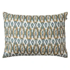 Ikat Delhi Cushion Indoor/Outdoor 40x60 Cm, Heaven Blue/Beige