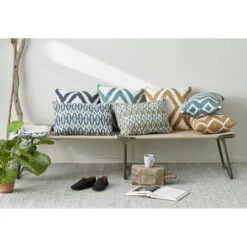Ikat Sema Cushion 40x60 Cm Outdoor, Beige / Off-white -Hay Store chhatwal jonsson ikat sema cushion indoor outdoor 40x60 cm 5