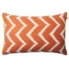 Ikat Sema Outdoor Cushion 40x60 Cm, Apricot Orange -Hay Store chhatwal jonsson ikat sema outd cushion 40x60 cm apricot or off wt 1
