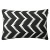Ikat Sema Outdoor Cushion 40x60 Cm, Black -Hay Store chhatwal jonsson ikat sema outd cushion 40x60 cm apricot or off wt 3