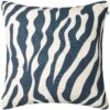 Zebra Cushion 50x50 Cm Outdoor, Blue / Off-white -Hay Store chhatwal jonsson zebra cushion 50x50 cm outdoor 0
