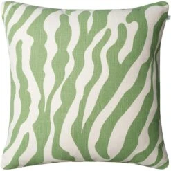 Zebra Cushion 50x50 Cm Outdoor, Sage / Off-white