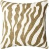 Zebra Cushion 50x50 Cm Outdoor, Shitake / Off-white
