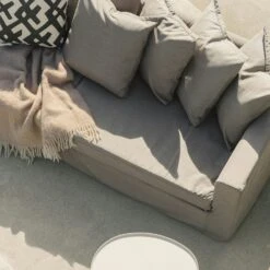 Le Grand Air 3-Seater Sofa Outdoor Sunbrella, Taupe 10 Le Grand Air 3-Seater Sofa Outdoor Sunbrella, Taupe -Hay Store decotique le grand air outdoor 3 seater sunbrella 10