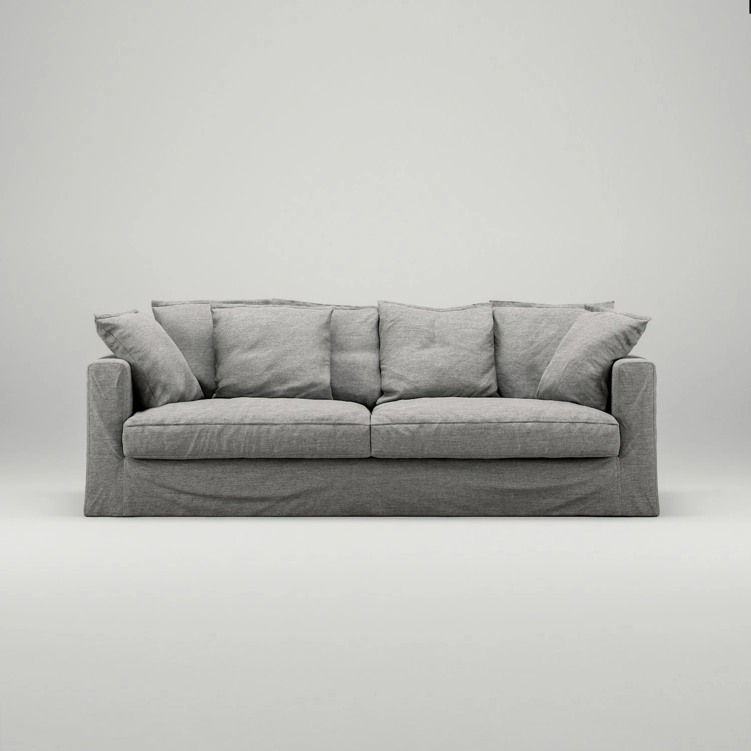 Le Grand Air 3-Seater Sofa Outdoor Sunbrella, Flanelle 4 Le Grand Air 3-Seater Sofa Outdoor Sunbrella, Flanelle - Image 2