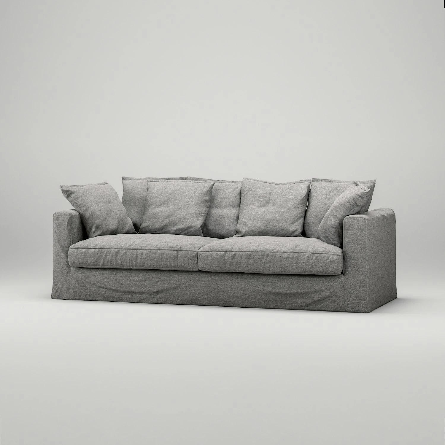 Le Grand Air 3-Seater Sofa Outdoor Sunbrella, Flanelle 5 Le Grand Air 3-Seater Sofa Outdoor Sunbrella, Flanelle - Image 3