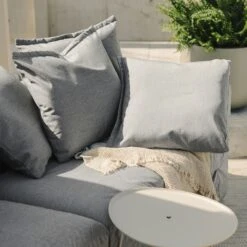 Le Grand Air 3-Seater Sofa Outdoor Sunbrella, Flanelle 12 Le Grand Air 3-Seater Sofa Outdoor Sunbrella, Flanelle -Hay Store decotique le grand air outdoor 3 seater sunbrella 19