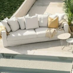 Le Grand Air 3-Seater Sofa Outdoor Sunbrella, Silver Grey 10 Le Grand Air 3-Seater Sofa Outdoor Sunbrella, Silver Grey -Hay Store decotique le grand air outdoor 3 seater sunbrella 23