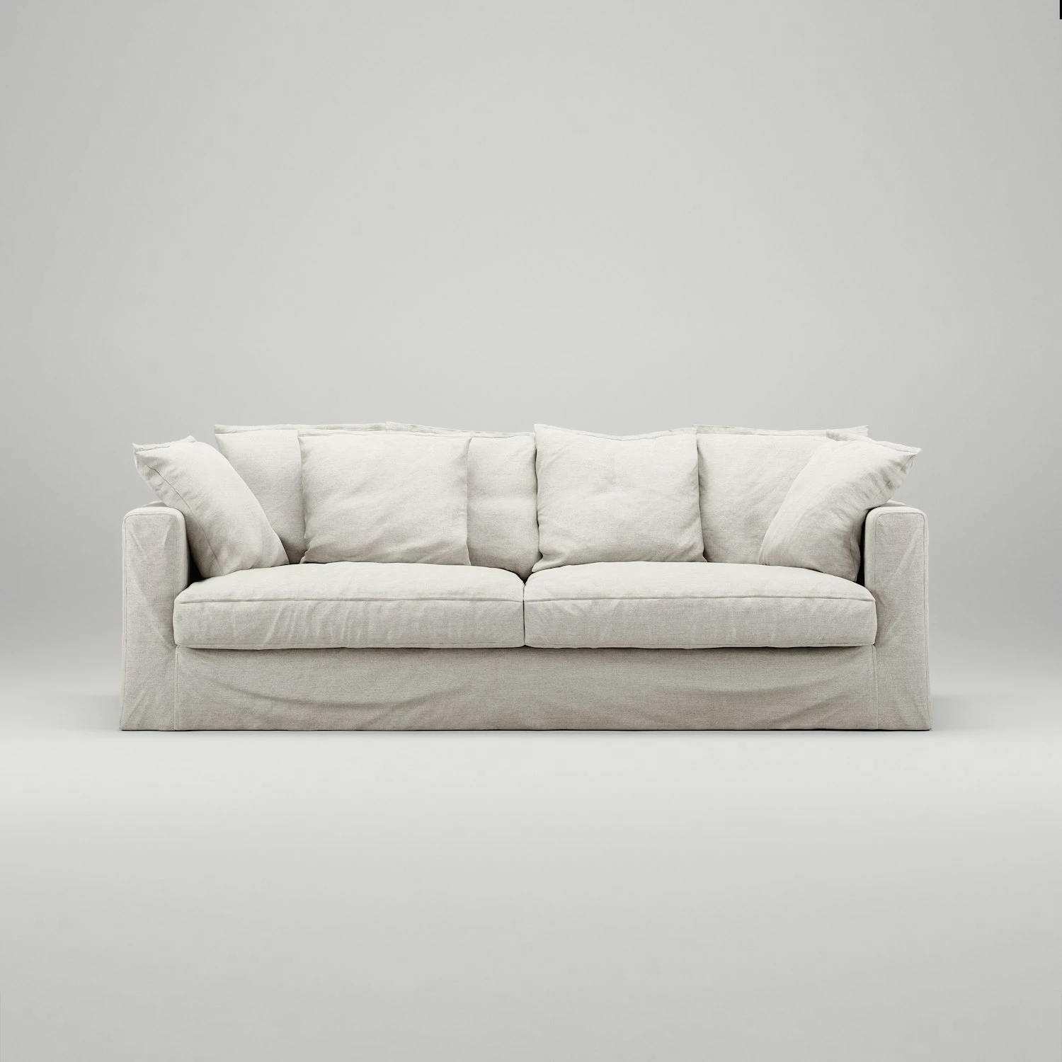 Le Grand Air 3-Seater Sofa Outdoor Sunbrella, Silver Grey 7 Le Grand Air 3-Seater Sofa Outdoor Sunbrella, Silver Grey - Image 5