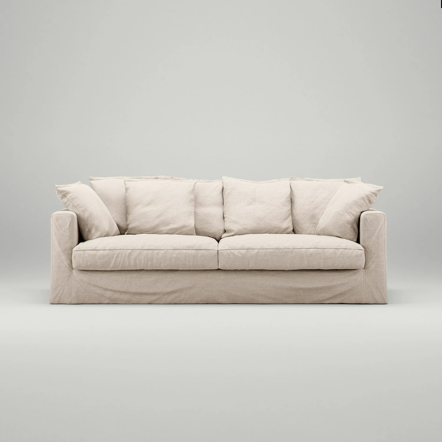 Le Grand Air 3-Seater Sofa Outdoor Sunbrella, Canvas Beige 4 Le Grand Air 3-Seater Sofa Outdoor Sunbrella, Canvas Beige - Image 2