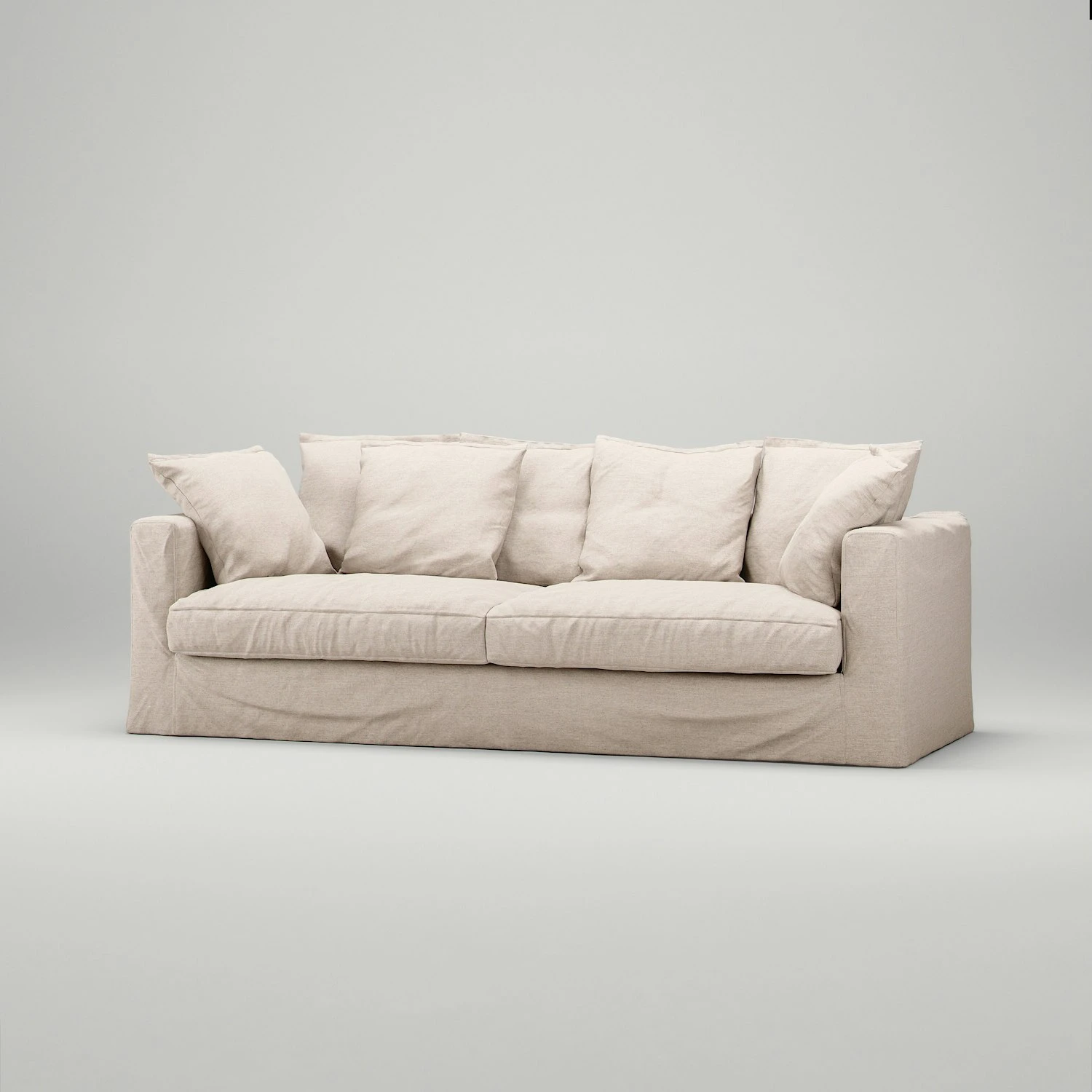 Le Grand Air 3-Seater Sofa Outdoor Sunbrella, Canvas Beige 5 Le Grand Air 3-Seater Sofa Outdoor Sunbrella, Canvas Beige - Image 3