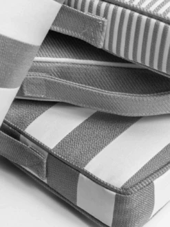 Narrow Stripe Boat Cushion 40x45 Cm, Grey 8 Narrow Stripe Boat Cushion 40x45 Cm, Grey -Hay Store diyti narrow stripe boat cushion 40x45 cm 6