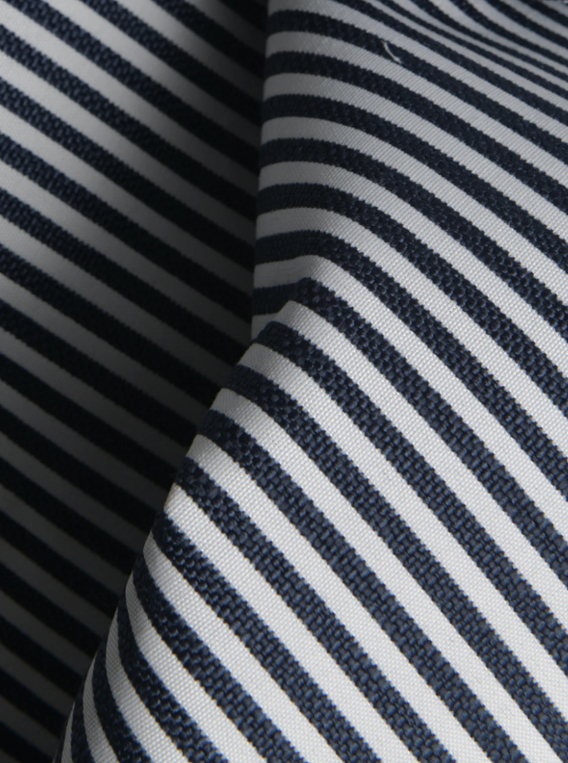 Narrow Stripe Sunbed Cushion 60x186 Cm, Navy 4 Narrow Stripe Sunbed Cushion 60x186 Cm, Navy - Image 2