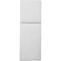 Wide Stripe Sunbed Cushion 60x186 Cm, White